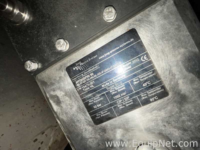 Jung Process Systems Hyghspin 90 Stainless Steel Contact Parts Twin Screw Pump