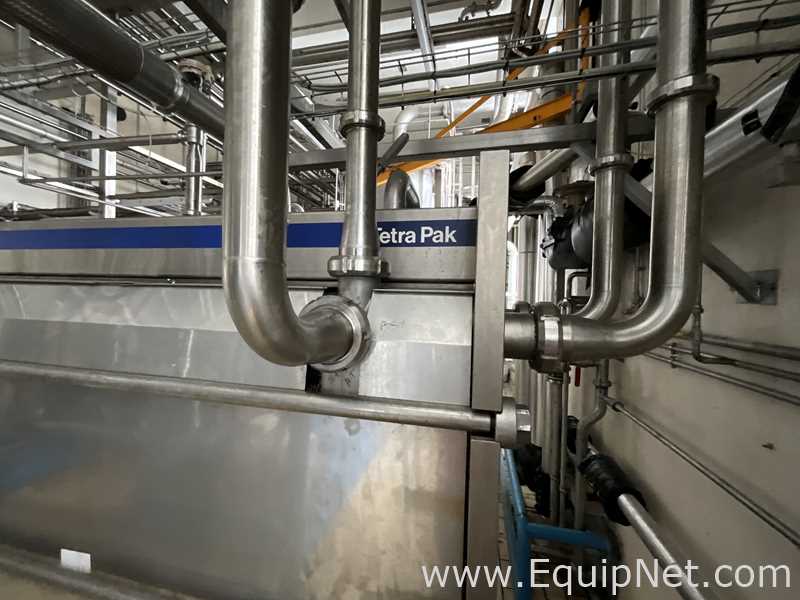 Alfa Laval Tetra Pak C10-KSM 993 Litre Stainless Steel Plate and Frame Heat Exchanger w Flow Meter
