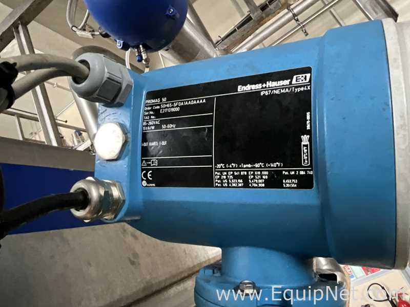 Alfa Laval Tetra Pak C10-KSM 993 Litre Stainless Steel Plate and Frame Heat Exchanger w Flow Meter