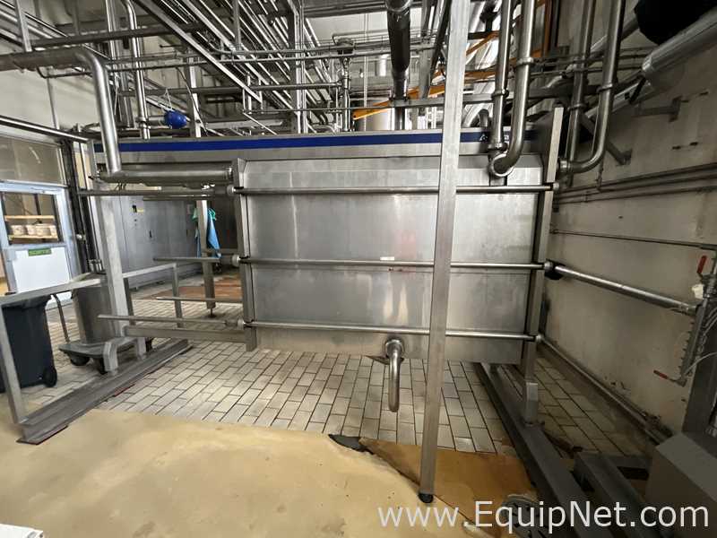 Alfa Laval Tetra Pak C10-KSM 993 Litre Stainless Steel Plate and Frame Heat Exchanger w Flow Meter