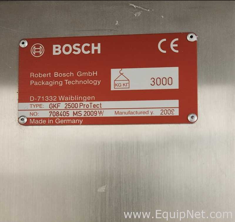 One Lot of Two Bosch GKF-2500 Capsule Fillers and Two Bosch GKF-2500 Capsule Checkweighers