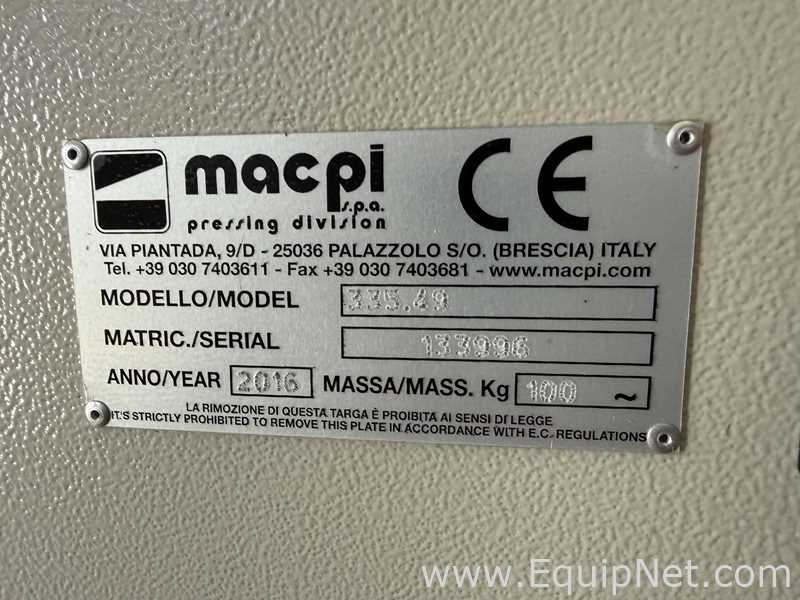Maquinaria para Textiles Macpi s.p.a 335.49