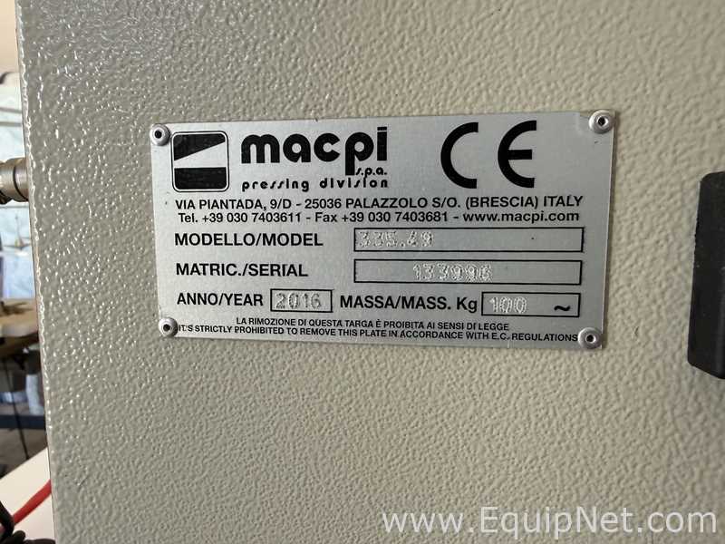 Maquinaria para Textiles Macpi s.p.a 335.49