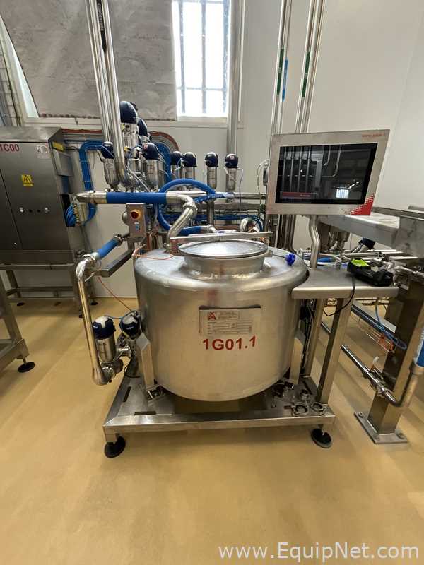 A Due Integrated Processing System - Juice and Syrup Mixing with Flash Pasteurisation at 8,000 LPH