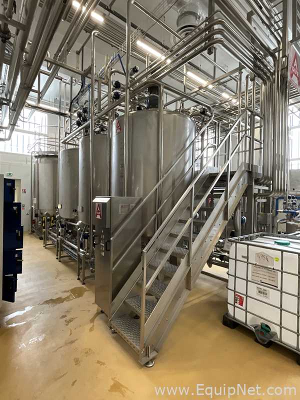 A Due Integrated Processing System - Juice and Syrup Mixing with Flash Pasteurisation at 8,000 LPH