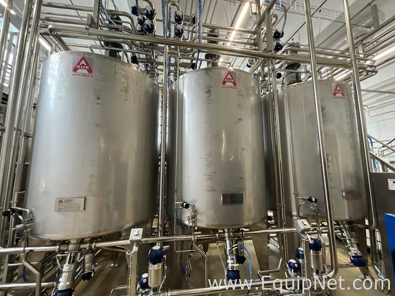 A Due Integrated Processing System - Juice and Syrup Mixing with Flash Pasteurisation at 8,000 LPH