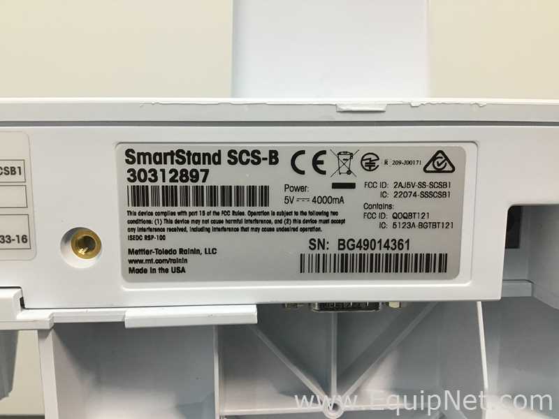 Mettler Toledo SmartStand SCS-B Pipettor Charging Stand