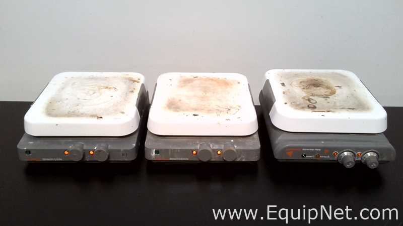 Lot of 3 Corning Hot Plate Stirrers