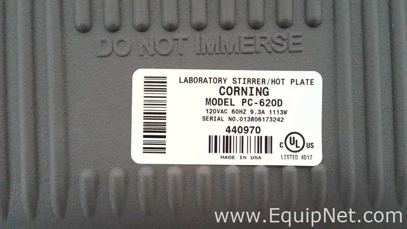 Lot of 3 Corning PC-620D Hot Plate Stirrers