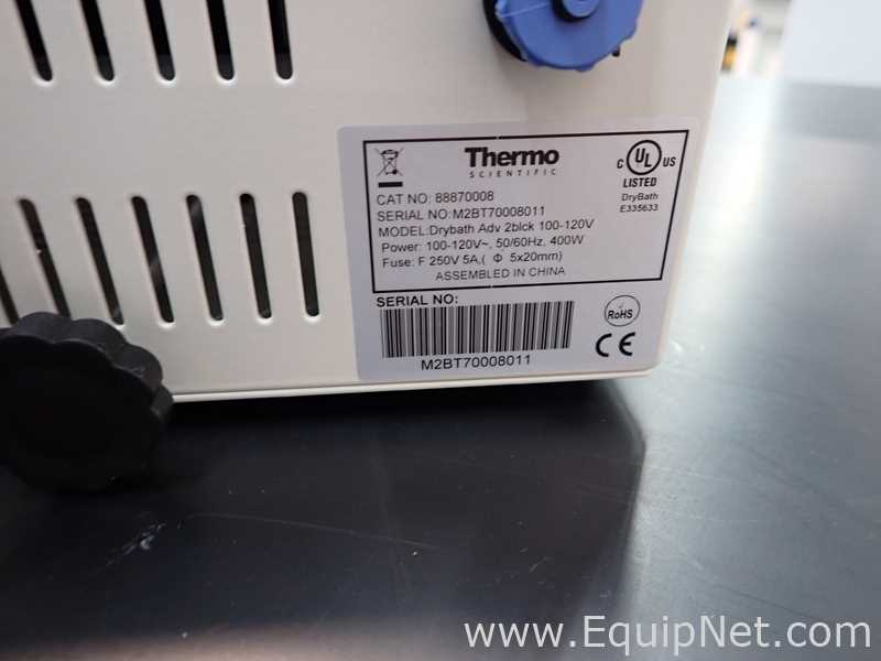 2 Thermo Scientific Heat Blocks one 88870008 and one 88870002