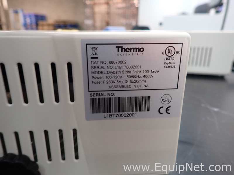 2 Thermo Scientific Heat Blocks one 88870008 and one 88870002