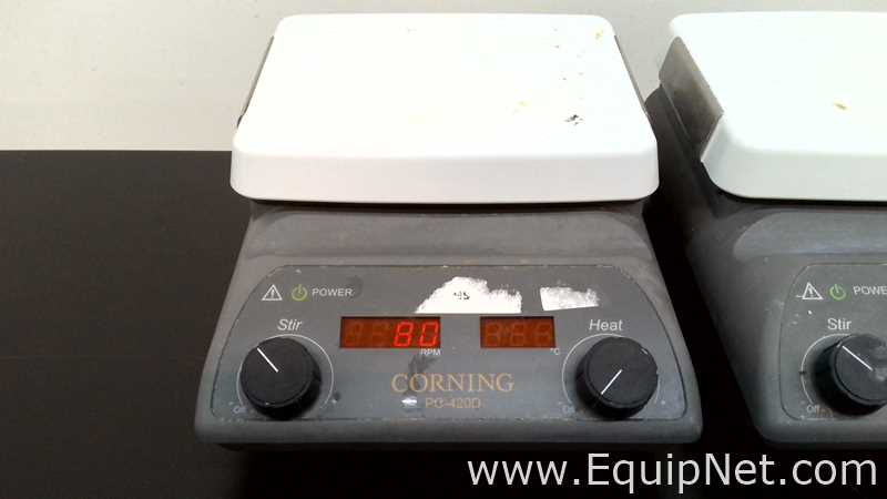 Lot of 4 Corning 6795-420D Hot Plate Stirrers