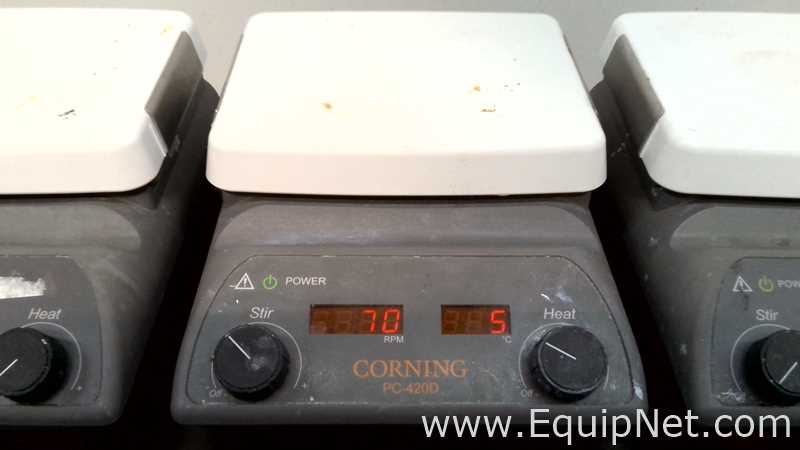 Lot of 4 Corning 6795-420D Hot Plate Stirrers