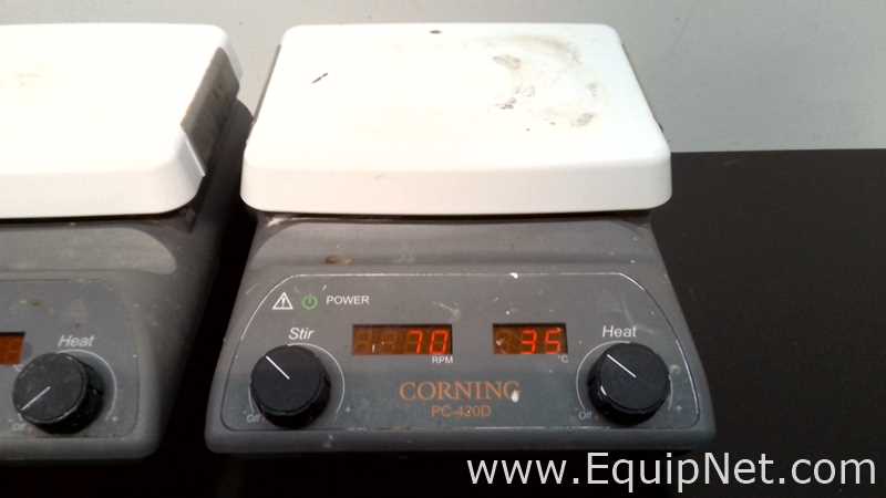 Lot of 4 Corning 6795-420D Hot Plate Stirrers