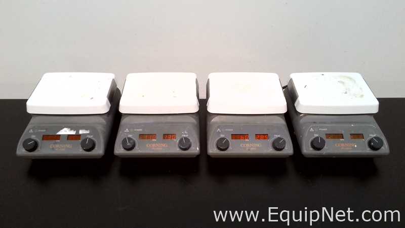 Lot of 4 Corning 6795-420D Hot Plate Stirrers