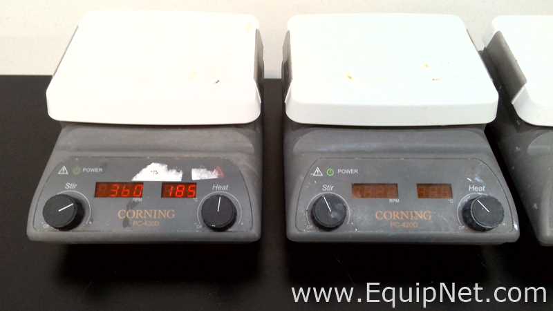 Lot of 4 Corning 6795-420D Hot Plate Stirrers