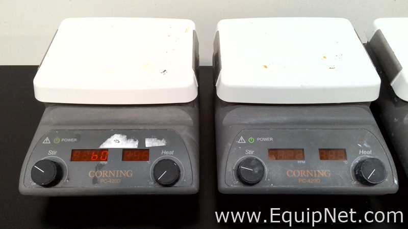 Lot of 4 Corning 6795-420D Hot Plate Stirrers