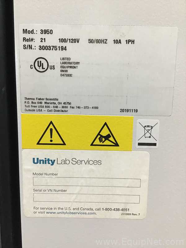 Incubadora Thermo Scientific 3950