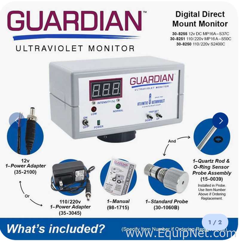 Sistema de Purificação e Destilação de Água Atlantic Ultraviolet Corporation Sanitron s2400C