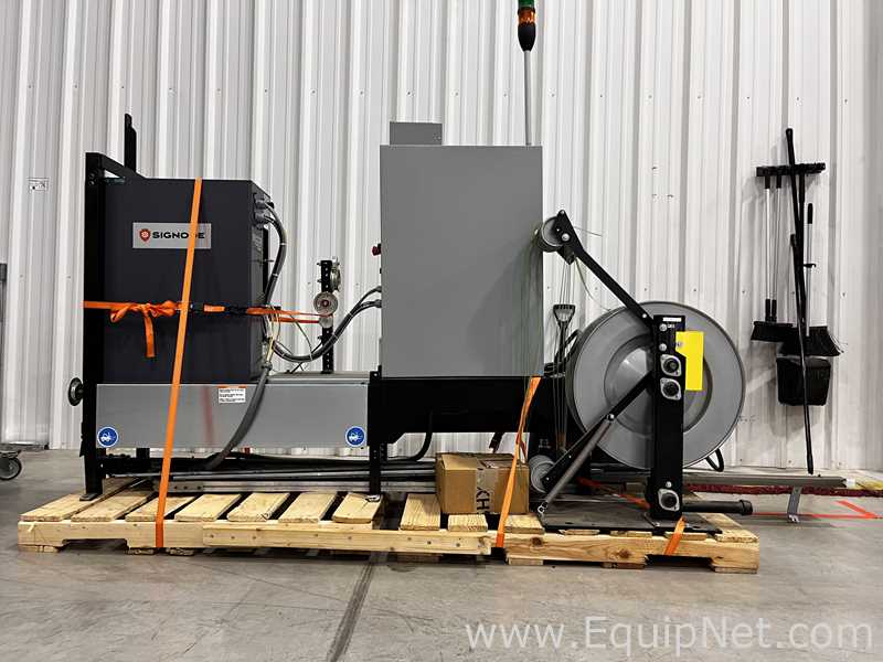 Signode MHB-TP12 Bulk Pallet Unitizer for PET Containers and Cans
