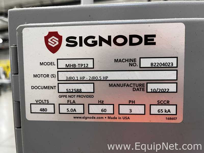Signode MHB-TP12 Bulk Pallet Unitizer for PET Containers and Cans
