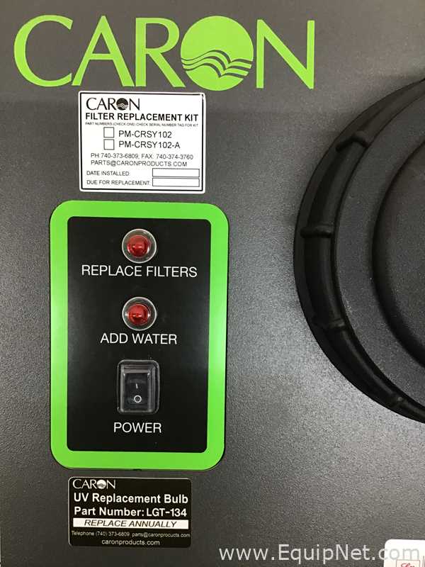 Caron 7401-33-1 CO2 Incubator With CRSY102-1 Condensate Recirculating, STER301 Ultrasonic Nebulizer