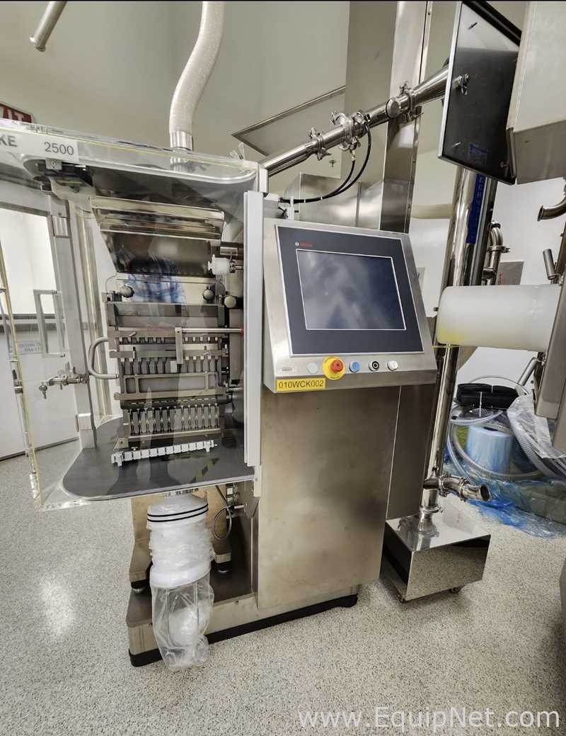 One Lot of Two Bosch GKF-2500 Capsule Fillers and Two Bosch GKF-2500 Capsule Checkweighers