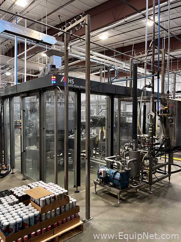 KHS INNOFILL MICRO DPG30-15-300 Glass Bottling Filling Line for 12 to 22 Oz Bottles
