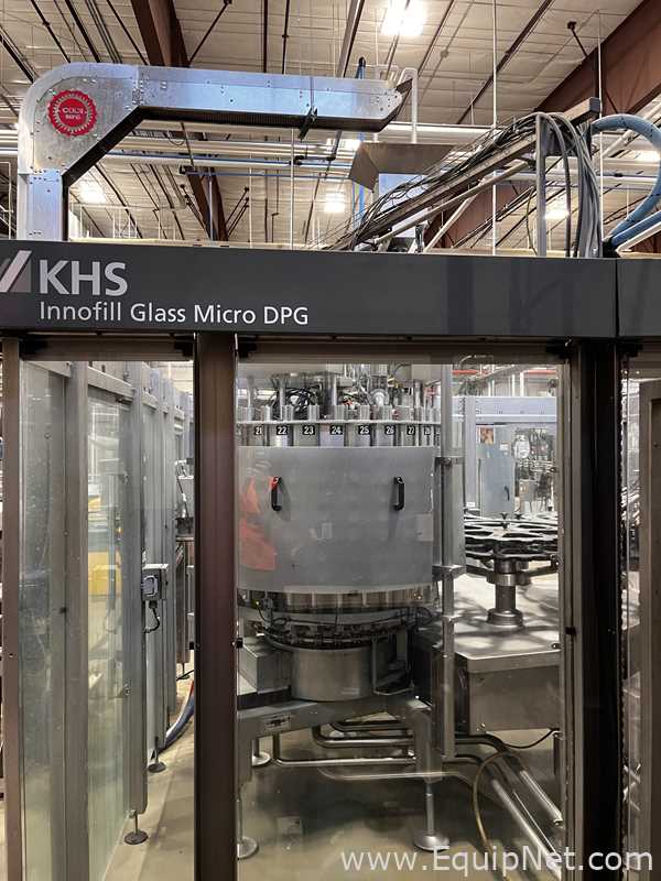 KHS INNOFILL MICRO DPG30-15-300 Glass Bottling Filling Line for 12 to 22 Oz Bottles
