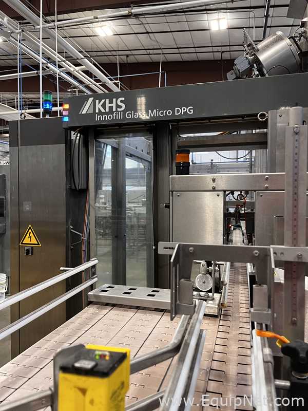 KHS INNOFILL MICRO DPG30-15-300 Glass Bottling Filling Line for 12 to 22 Oz Bottles