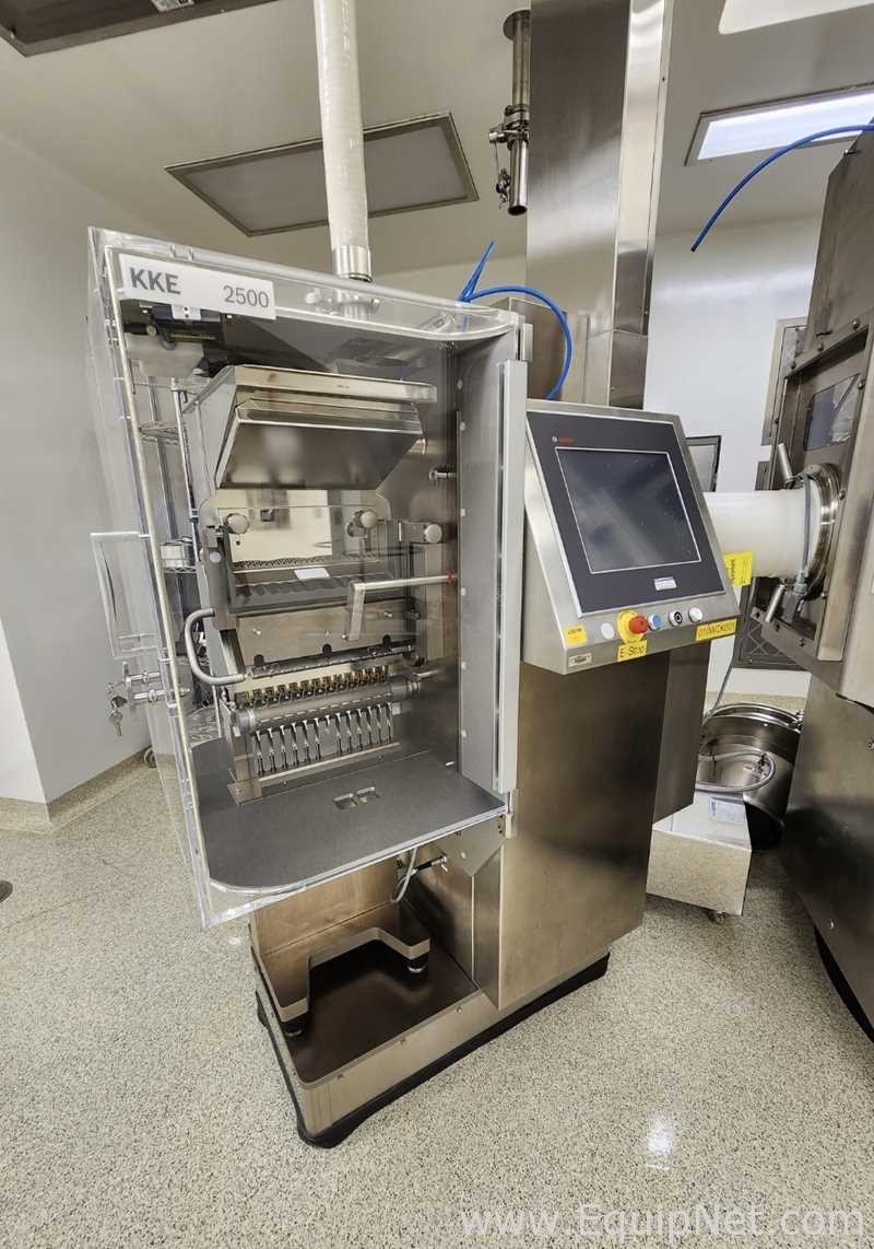 One Lot of Two Bosch GKF-2500 Capsule Fillers and Two Bosch GKF-2500 Capsule Checkweighers