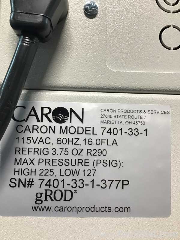 Caron 7401-33-1 CO2 Incubator With CRSY102-1 Condensate Recirculating