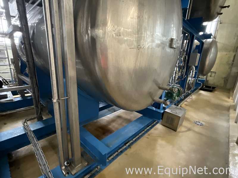 Villanova 15000 Litre Stainless Steel Horizontal Syrup Storage Tank - S