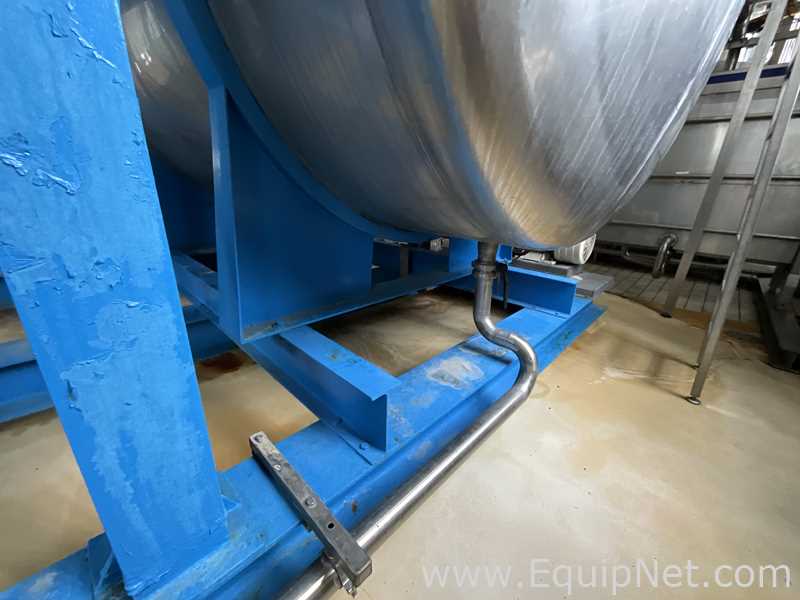 Villanova 15000 Litre Stainless Steel Horizontal Syrup Storage Tank - S
