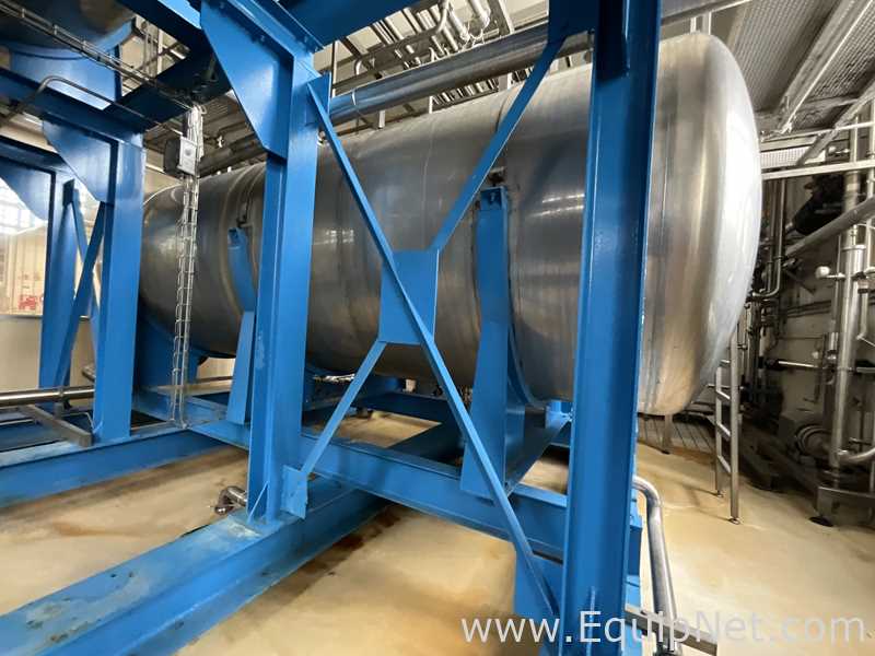 Villanova 15000 Litre Stainless Steel Horizontal Syrup Storage Tank - S