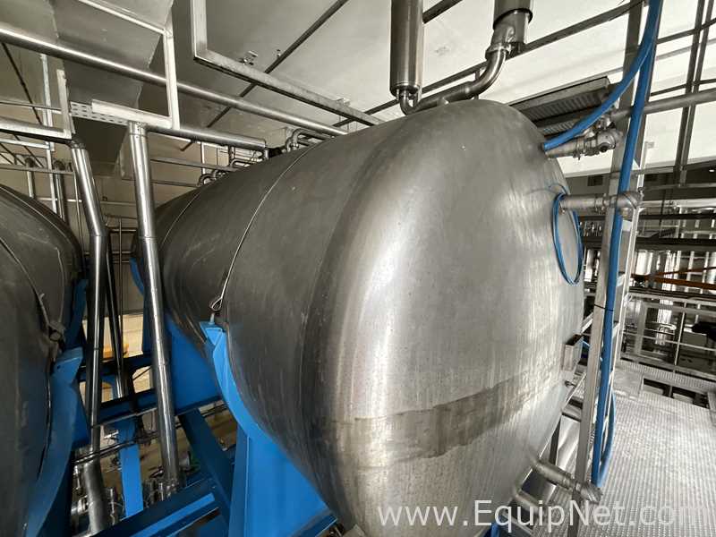 Villanova 15000 Litre Stainless Steel Horizontal Syrup Storage Tank - S