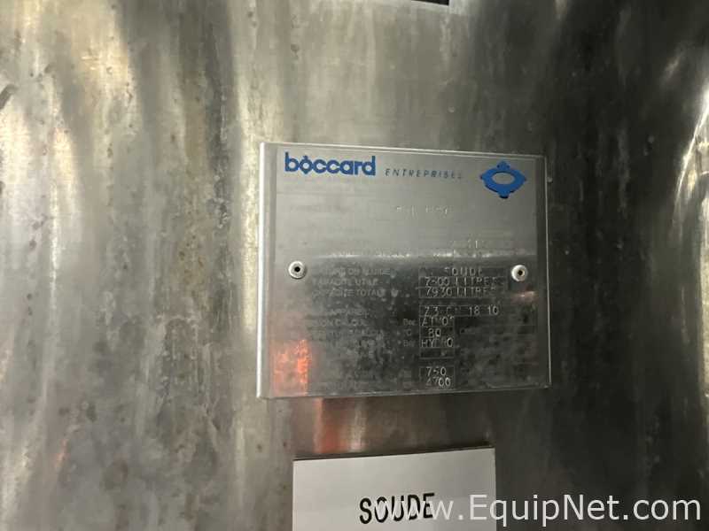 Tanque Acero inoxidable Boccard .  7500 Litros