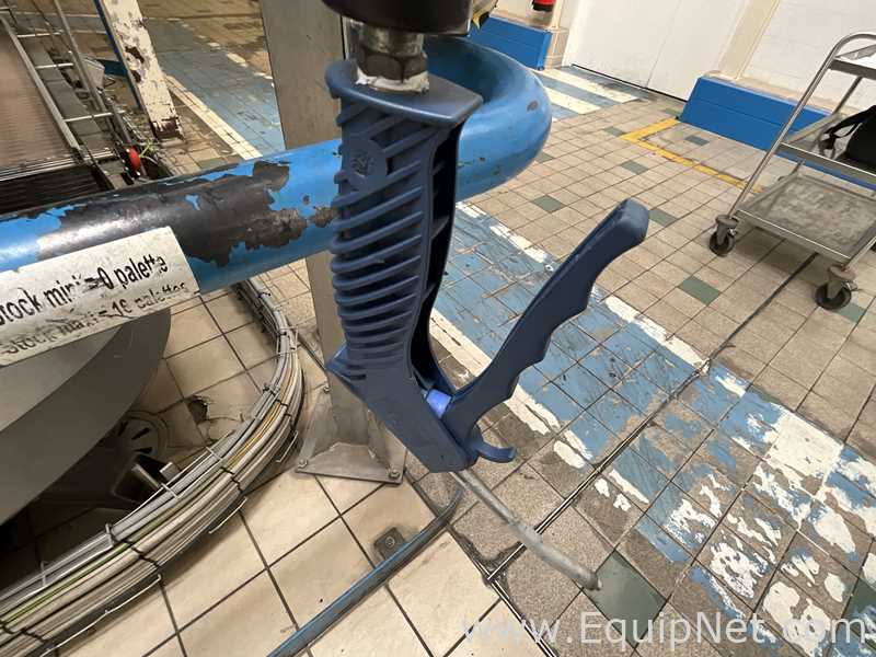 Nederman Hose Reel and Prevost Air Line Reel on Stand