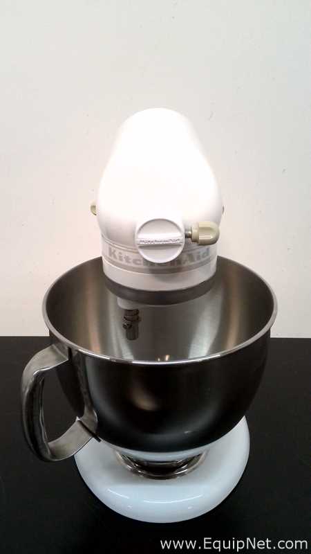 KitchenAid KSM150PSWW Artisan Series 5 Quart Tilt-Head Stand Mixer with Attachments