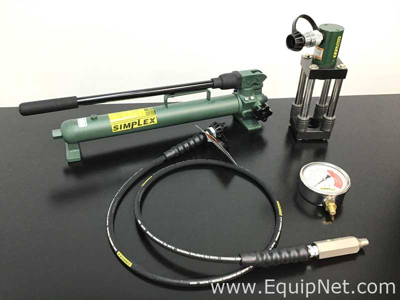 Simplex P42 Hydraulic Pump With R102 Hydraulic Cylinder