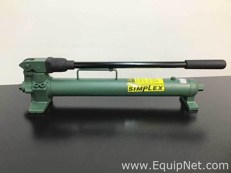 Simplex P42 Hydraulic Pump With R102 Hydraulic Cylinder