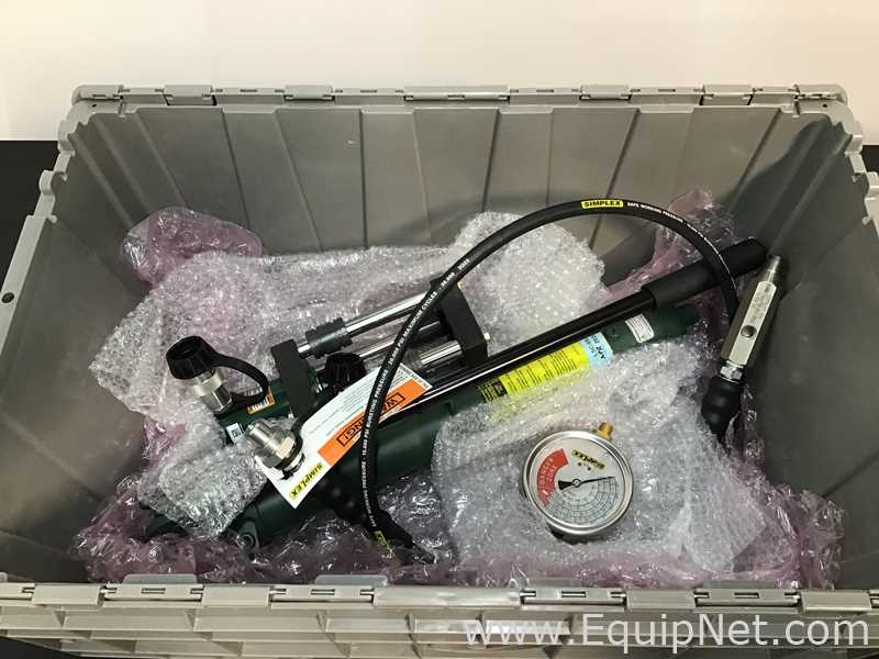 Simplex P42 Hydraulic Pump With R102 Hydraulic Cylinder