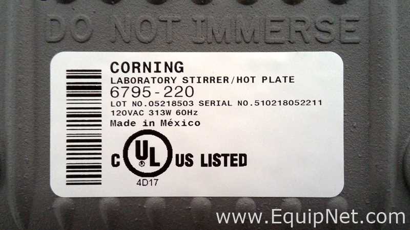 Corning 6795-220 Mini Hotplate-Stirrer