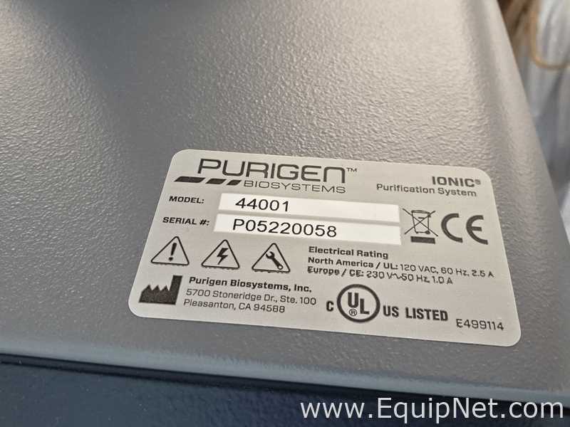 Purigen Biosystems 44001 Ionic Purification System