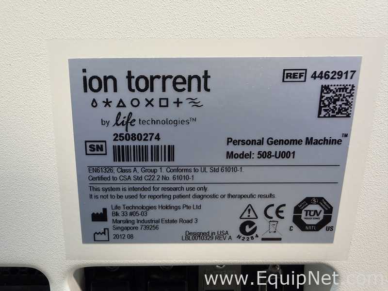 Life Technologies 508-U001 Sequencer With Ion OneTouch 2 and Ion OneTouch ES