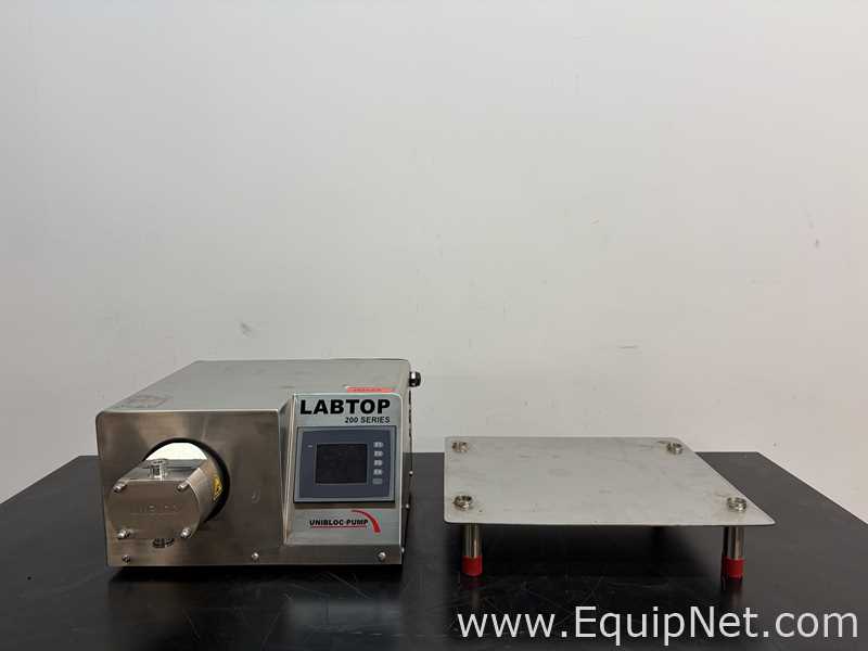 Unibloc Pump Inc LabTop 200 Sanitary Stainless-Steel Positive Displacement Rotary Lobe Pump System