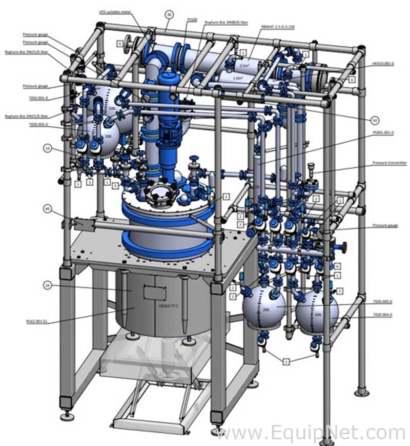 New and Unused Buchi AG 160L Glass Lined Reactor