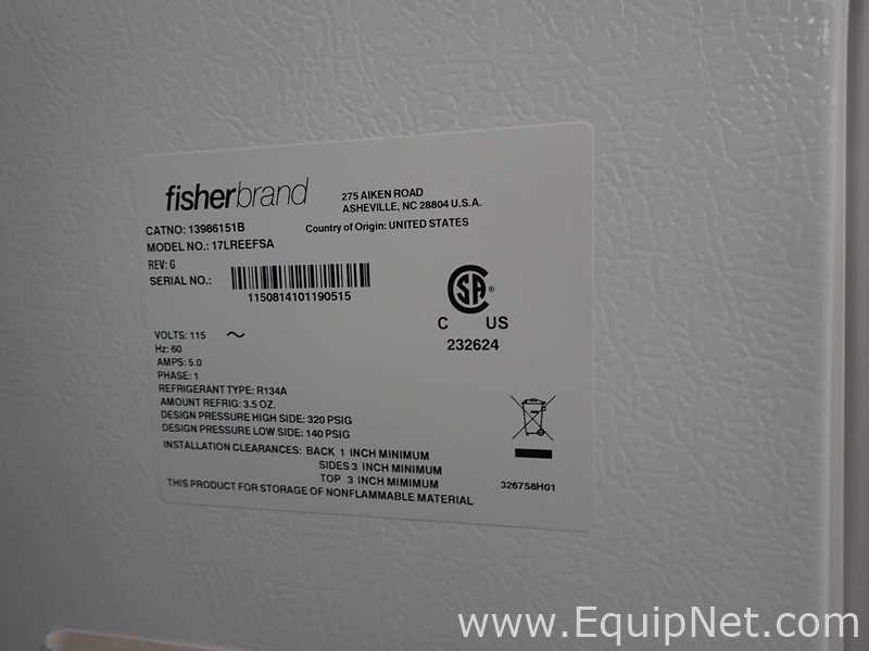 Fisher Brand 17LREEFSA 4c Refrigerator