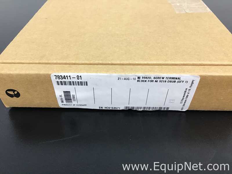 Lot Of 8 National Instruments NI 9982 Screw Terminal Adapter Connector Block