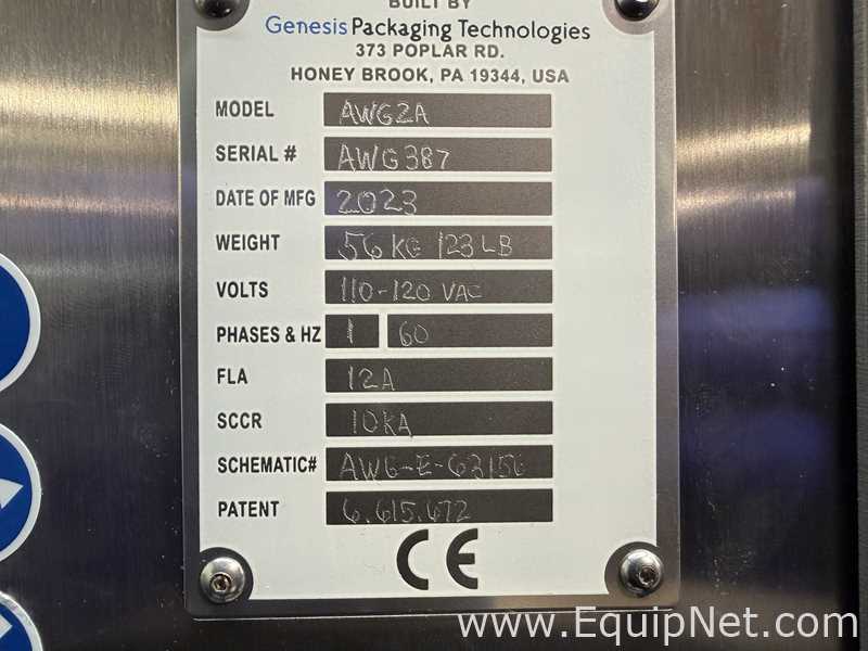 Genesis Packaging Technologies AWG2A Automated Residual Seal Force Tester